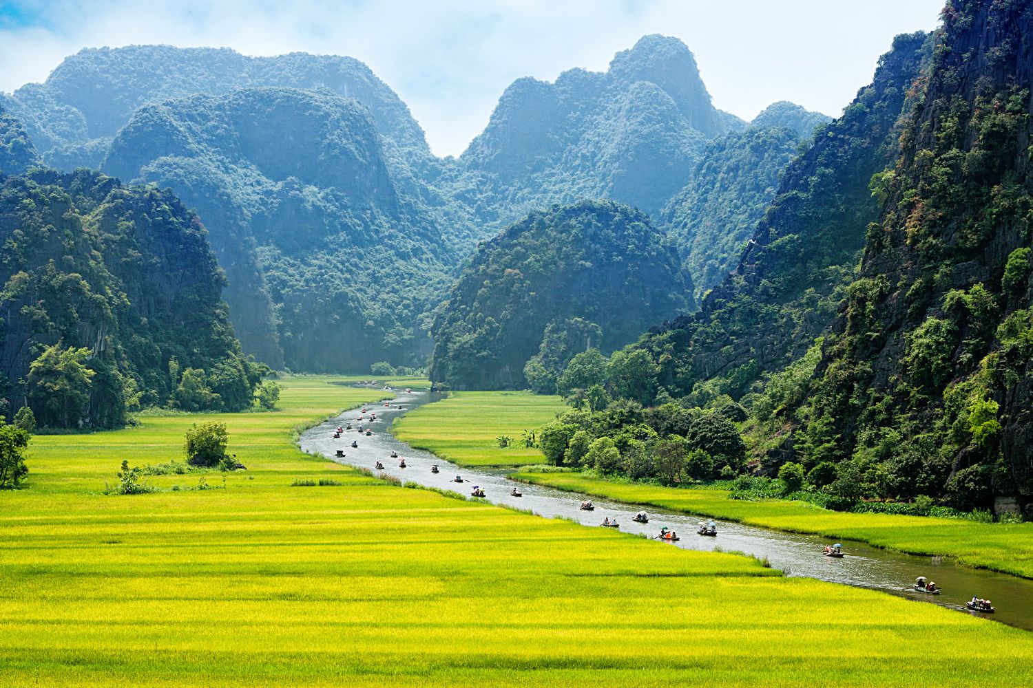 Paysage de la région de Ninh Binh