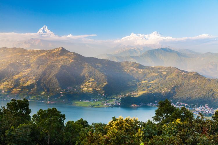 Lac Phewa à Pokhara